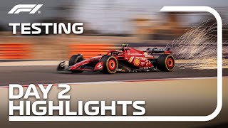 Day 2 Highlights  F1 PreSeason Testing 2024 [upl. by Adiarf]