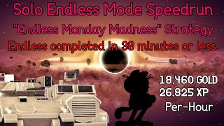 TDX  Solo Endless Grind Speedrun in 30 Minutes [upl. by Imiaj]