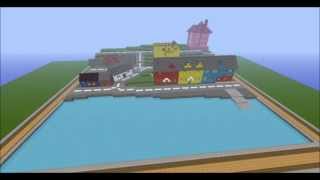 Minecraft Lets Build Balamory CBeebies [upl. by Seuqirdor]