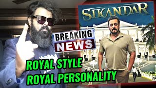 MEGASTAR SALMAN KHANS SIKANDAR EXCLUSIVE SHOOT UPDATE  AAMIR ANSARI [upl. by Bard]