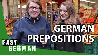 German Prepositions with Dative and Accusative Wo ist Justyna  Super Easy German 120 [upl. by Rockwood890]