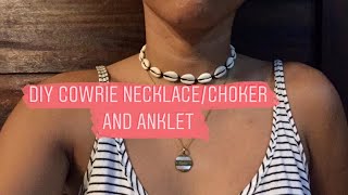 DIY Cowrie Shell NecklaceChoker Anklet and Bracelet [upl. by Iror411]