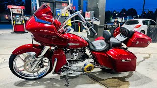 Oil cooler cover install on my Harley Davidson ROADGLIDE DESTINY [upl. by Carrie522]