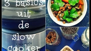 3 basics uit de slow cooker [upl. by Levitan]