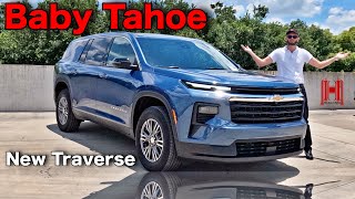 2024 Chevrolet Traverse LS  The New Affordable Tahoe [upl. by Akimed]