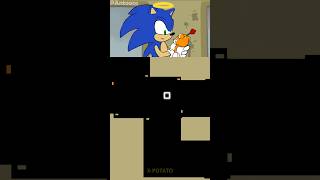 Poor Sonic 3 😭 Xpotato Bouncing Square  Antoons [upl. by Giffy]