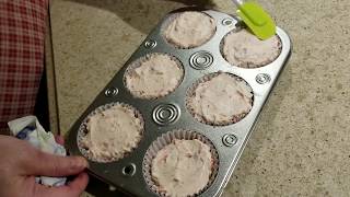 Keto Mini Strawberry Cheesecake low carb recipe [upl. by Adnovad]