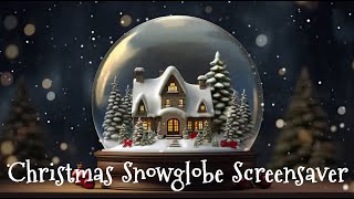 Christmas Snowglobe Screensaver for Laptop amp PC [upl. by Frohne]