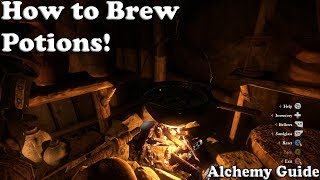 ALCHEMY GUIDE How to Brew Potions  Kingdom Come Deliverance [upl. by Asserrac434]