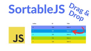 SortableJS  AlpineJS  jsonserver [upl. by Phillips]