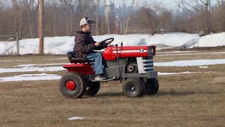 Father And Son Bond Over 1974 Massey Ferguson Model 8 Tractor [upl. by Oizirbaf]