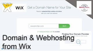 how to buy domain and web hosting from wix step by step process to buy domain from wix 2019 [upl. by Emolas]