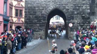 Rottweil Fasnetsmontag 2012 Historischer Narrensprung [upl. by Fairfax]