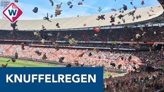 Kippenvel bij knuffelregen voor zieke kinderen tijdens Feyenoord  ADO [upl. by Anerehs838]