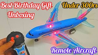 Air Craft Plane With Remote Control  Best Birthday Gift For Kids 😍 unboxing review from Amazon [upl. by Rehpetsirhc]