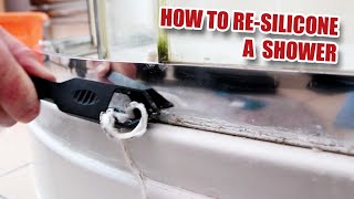 How to PROPERLY ReSilicone a Shower [upl. by Box]