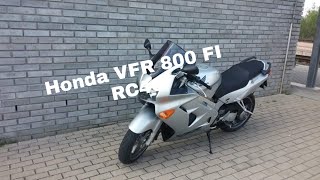 Honda VFR 800 FI RC46 bemutatóMotorbemutató 4 [upl. by Lever]