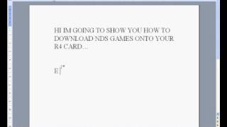 How To Put Games Onto The R4 Card [upl. by Bergquist816]