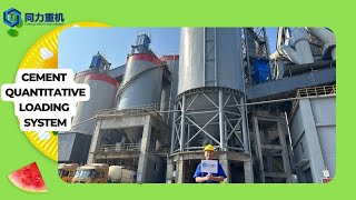 Cement quantitative loading system cement truck loading system cement silo cement grinding plant [upl. by Elenaj]