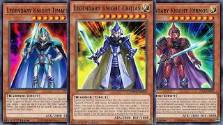 Yu Gi Oh Power Of Chaos LEGEND REBORN KINIGHT OF DESTINY DECK [upl. by Perrie]