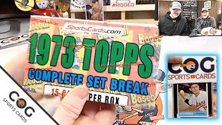 Graded Card Giveaway  1973 Topps Baseball Cards Set Break Box 240126 [upl. by Bubalo]