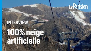 Létrange panorama des pistes de ski des JO 2022 [upl. by Sell]