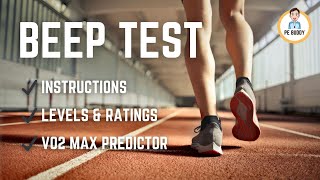 Full Beep Test 2024 Audio Age 16 with Instructions Levels amp V02 Max [upl. by Nomad]