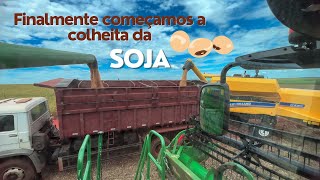 Início da Colheita da SOJA 202223 [upl. by Dorcas]