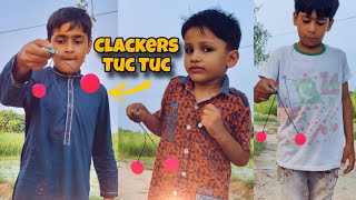 Clackers TUC TUC Game  how to play clackers tak tak  Clackers toy ball  1970s Clackers [upl. by Alacim]