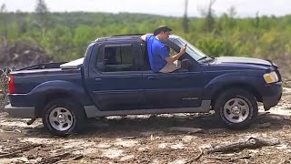 OFFROADING IN THE FORD SPORT TRAC [upl. by Brooking319]