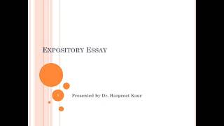 Expository Essay Literary Term literary term expository essay [upl. by Willing586]