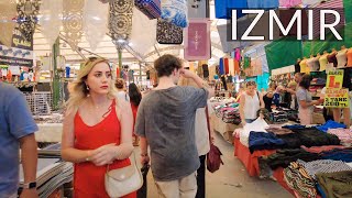 Explore İzmirs Famous Bostanlı Market and Streets A Walk to the Ferry Terminal 🇹🇷 [upl. by Araiet]