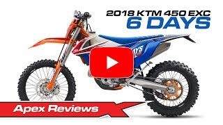 2018 KTM 450 EXC 6 Days Review [upl. by Alekal494]