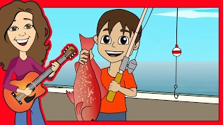 Childrens Music A Fishermans Life For Me  How to Fish Kids Rhymes  Patty Shukla [upl. by Leirud]