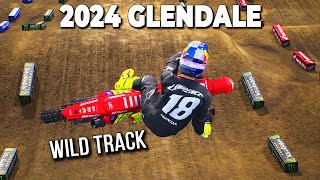 The Huge 2024 Glendale Supercross Has The Wildest Track Yet [upl. by Allan765]