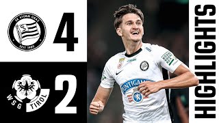 HIGHLIGHTS  SK Sturm Graz vs WSG Tirol  5 Runde [upl. by Nemlaz]