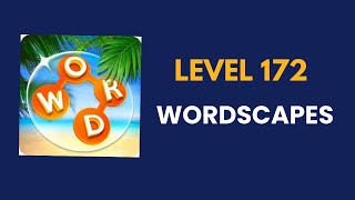 wordscapes level 172  solution answer and solved [upl. by Ahsrop]