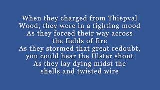 Shankill to the Somme with Lyrics [upl. by Sille]