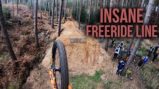 THIS COULD BE THE BIGGEST MTB JUMP LINE IN THE UK [upl. by Enilasor]