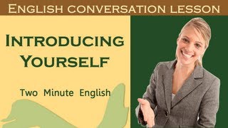 Introducing Yourself  How to Introduce Yourself In English [upl. by Elockin597]