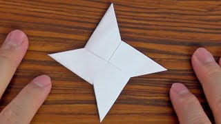 Como fazer uma Estrela Ninja Shuriken de Origami [upl. by Agueda461]