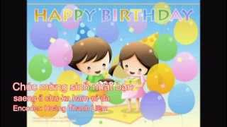 Happy Birthday To You Tiếng Hàn [upl. by Alfie]