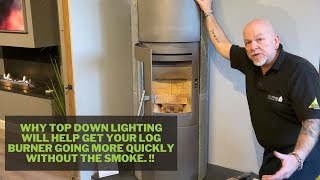 Top Down Lighting Your Wood Burner Explained [upl. by Ozkum]