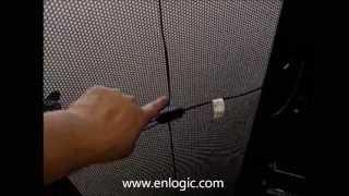 Installing Enlogic EA9105 3xtemp  humidity combo sensor in APC AR3100 Rack [upl. by Korey]