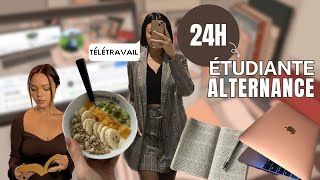 MA VIE DÉTUDIANTE EN ALTERNANCE PENDANT 24 HEURES  VLOG [upl. by Riehl]