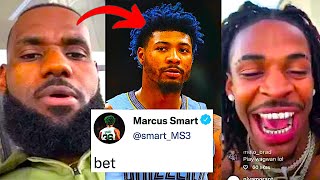 NBA PLAYERS REACT TO MARCUS SMART TRADE TO MEMPHIS GRIZZLIES  PORZINGIS TO BOSTON CELTICS REACTION [upl. by Nelag]