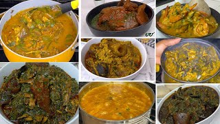 12 Nigerian Soup Recipes for your whole family Nigerian food [upl. by Arraeit482]