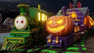 Halloween Express  Halloween Cartoon Fun  Choo choo train kids videos [upl. by Bernete]