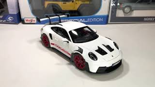 Porsche 911 GT3 RS 2022 118 Norev Diecast Model Review [upl. by Rupert]