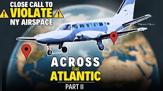 TRANSATLANTIC MISSION PART II Cessna 404 Flight from Greenland to Florida United States [upl. by Enorej579]